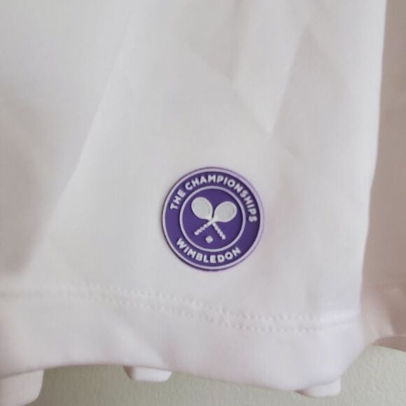Wimbledon Performance White Pleated Tennis Skirt Womens Size 14 - Picture 4 of 10